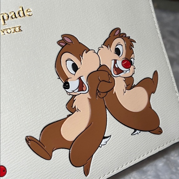 kate spade NWT! $159 MSRP kate spade x Disney X Chip N Dale Medium Wristlet - Picture 6 of 10